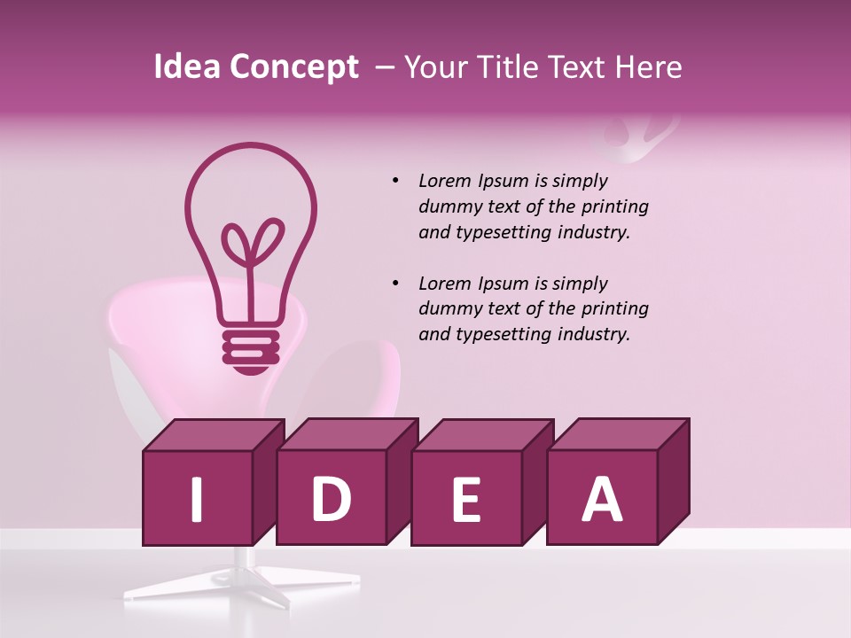 Seat Nobody Floor PowerPoint Template