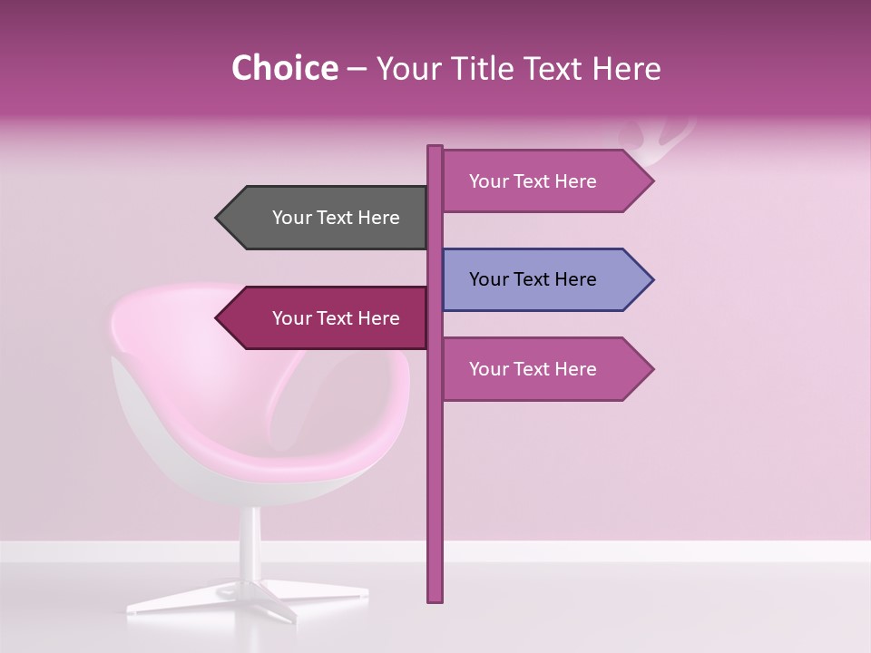 Seat Nobody Floor PowerPoint Template