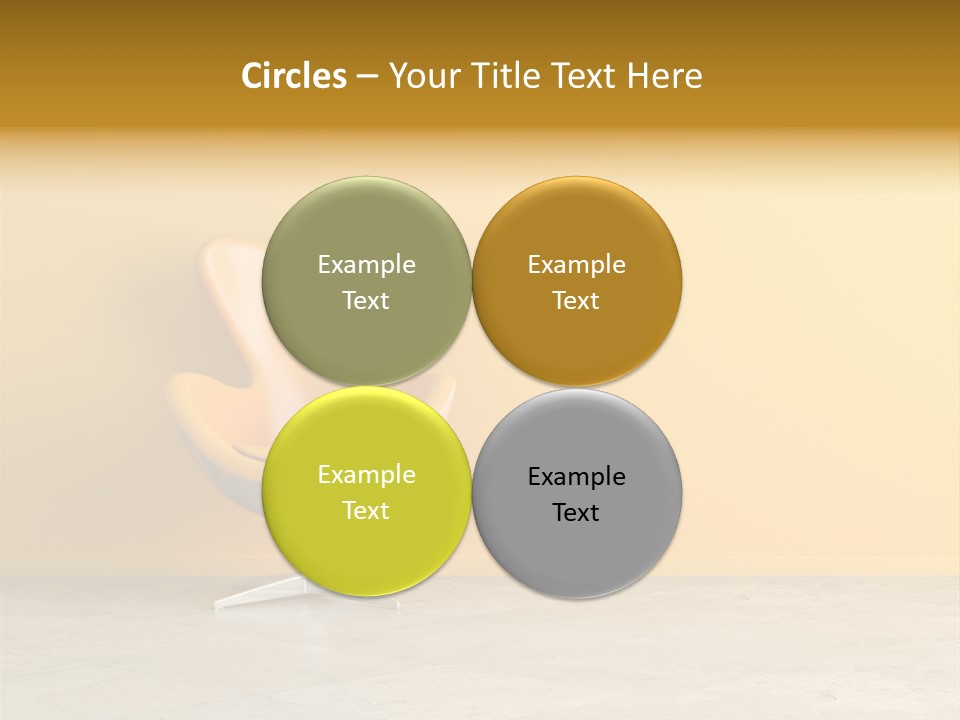 Seat Lamp Design PowerPoint Template