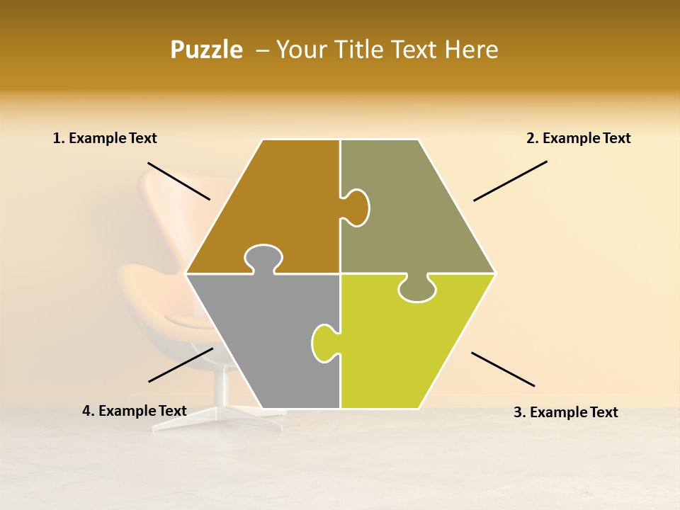 Seat Lamp Design PowerPoint Template