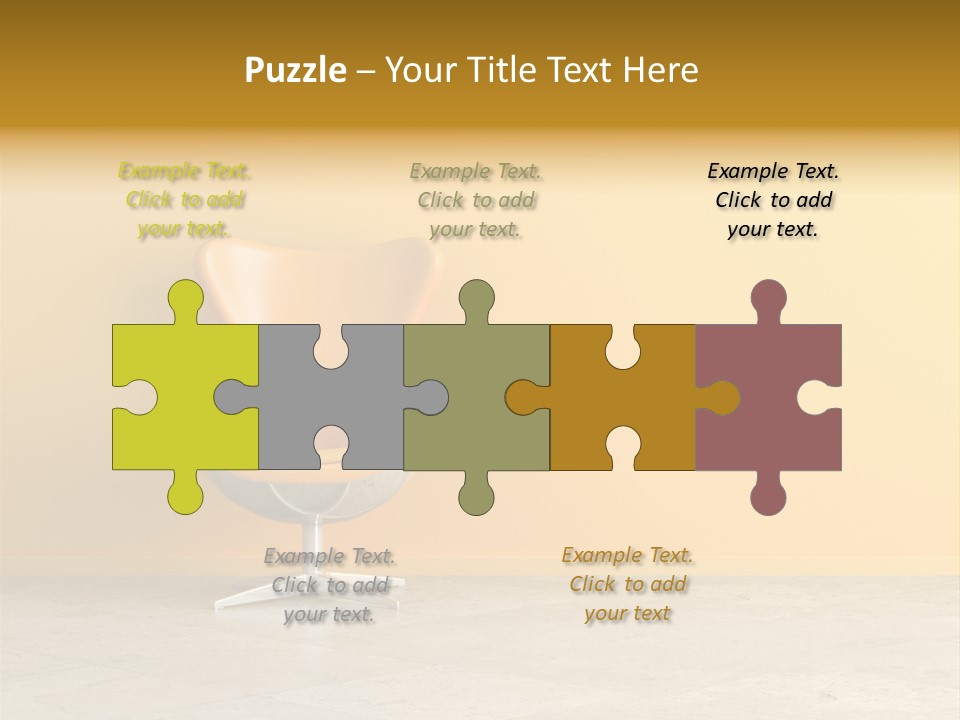 Seat Lamp Design PowerPoint Template