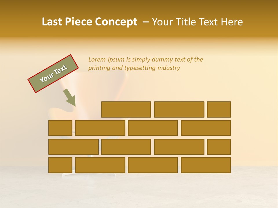 Seat Lamp Design PowerPoint Template