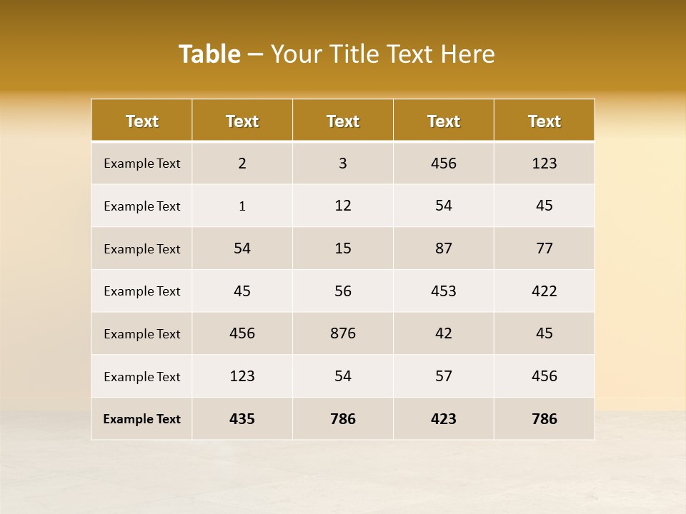 Seat Lamp Design PowerPoint Template