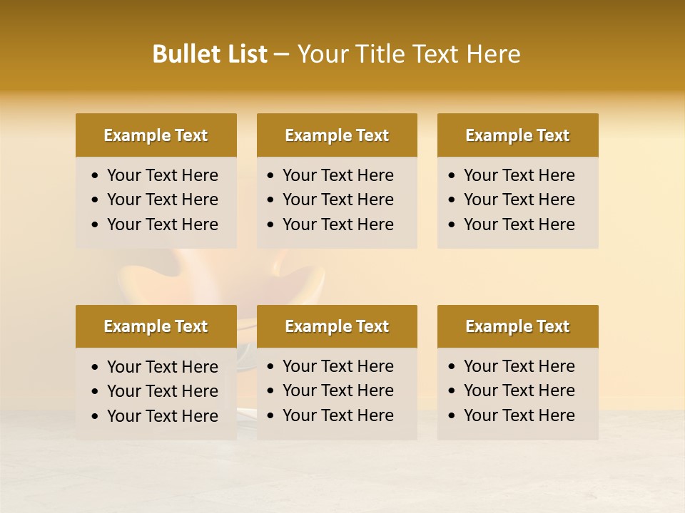 Seat Lamp Design PowerPoint Template