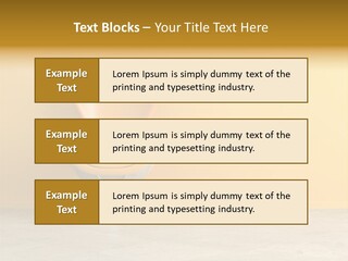 Seat Lamp Design PowerPoint Template