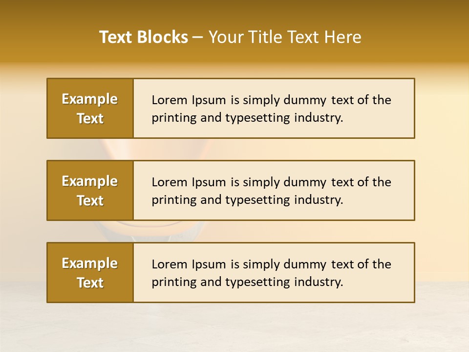 Seat Lamp Design PowerPoint Template