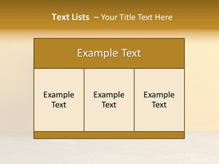 Seat Lamp Design PowerPoint Template