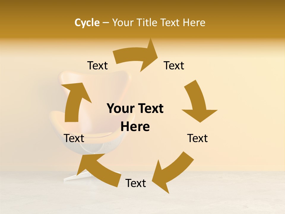 Seat Lamp Design PowerPoint Template