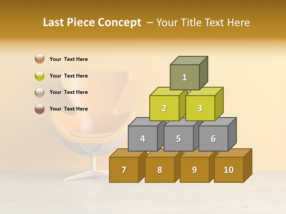 Seat Lamp Design PowerPoint Template