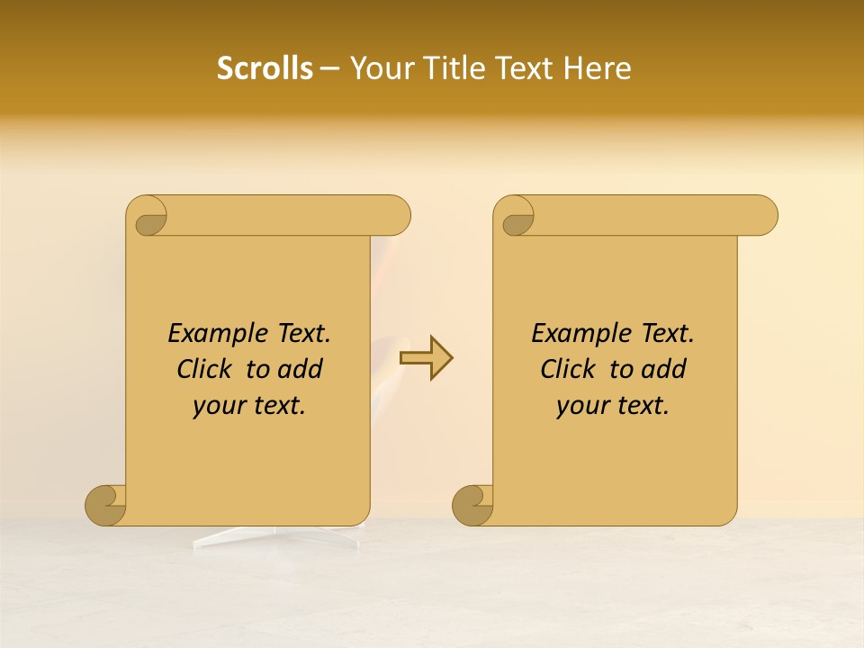 Seat Lamp Design PowerPoint Template