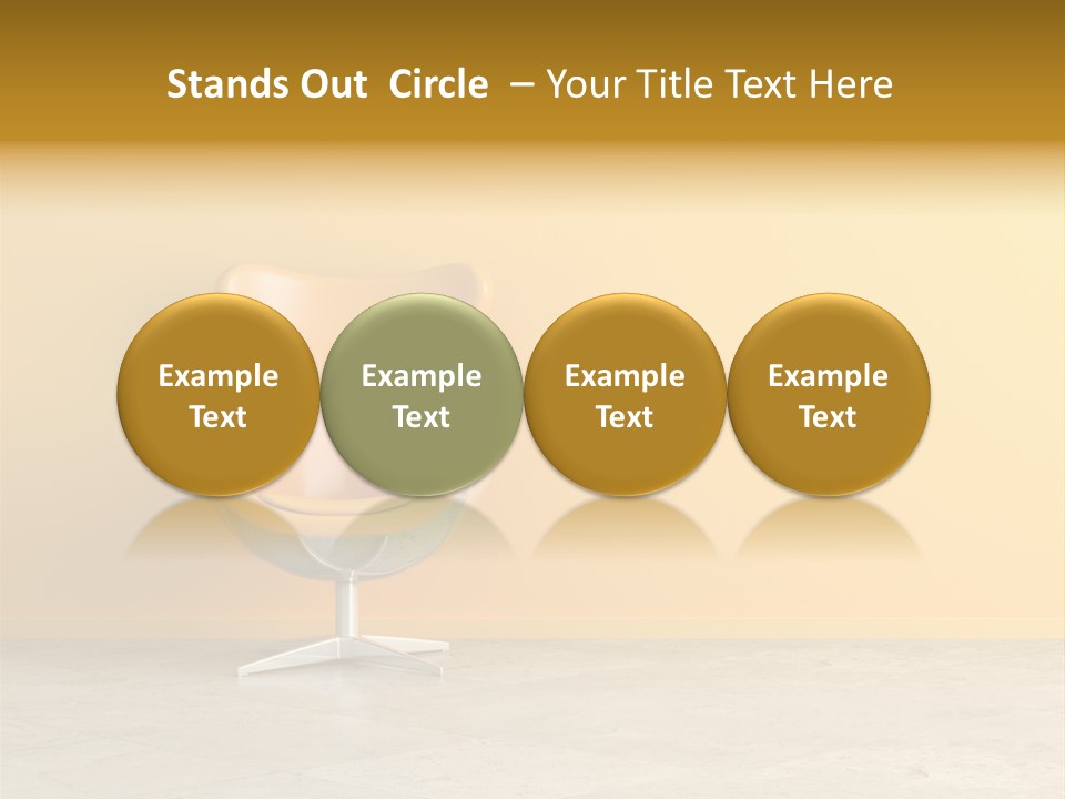 Seat Lamp Design PowerPoint Template