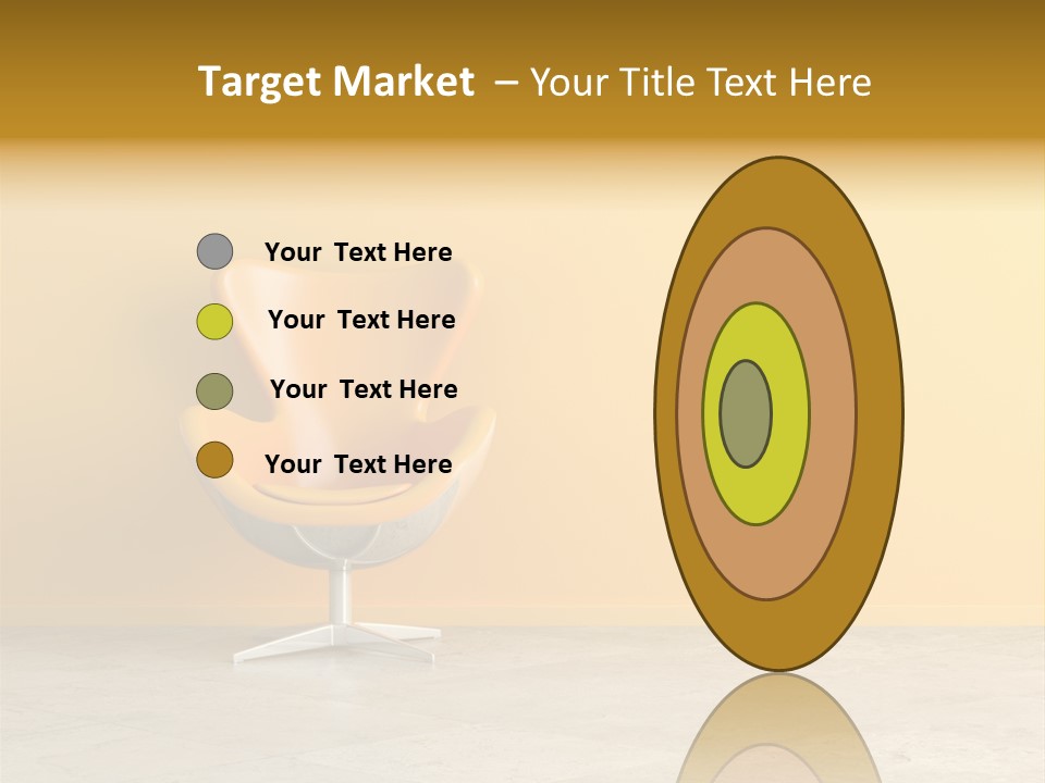 Seat Lamp Design PowerPoint Template