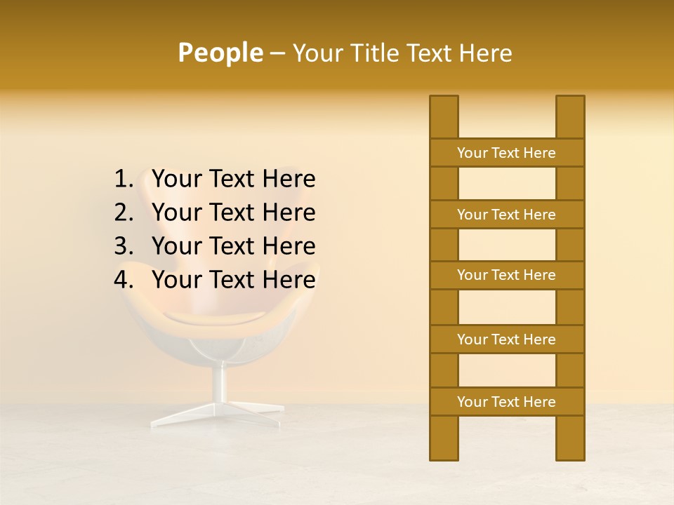Seat Lamp Design PowerPoint Template
