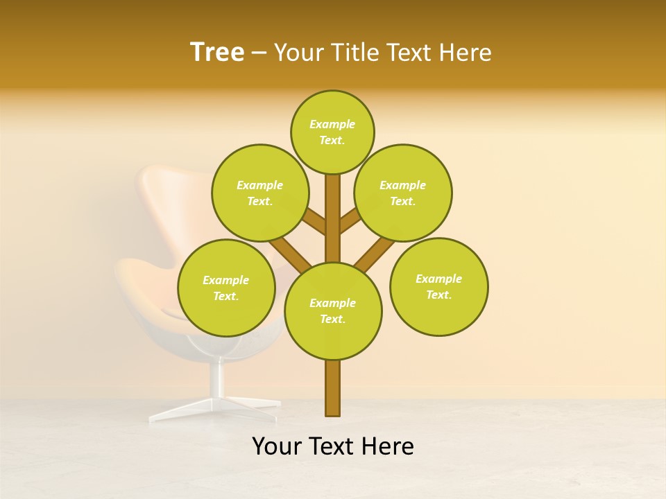 Seat Lamp Design PowerPoint Template