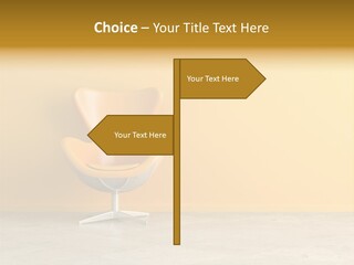Seat Lamp Design PowerPoint Template