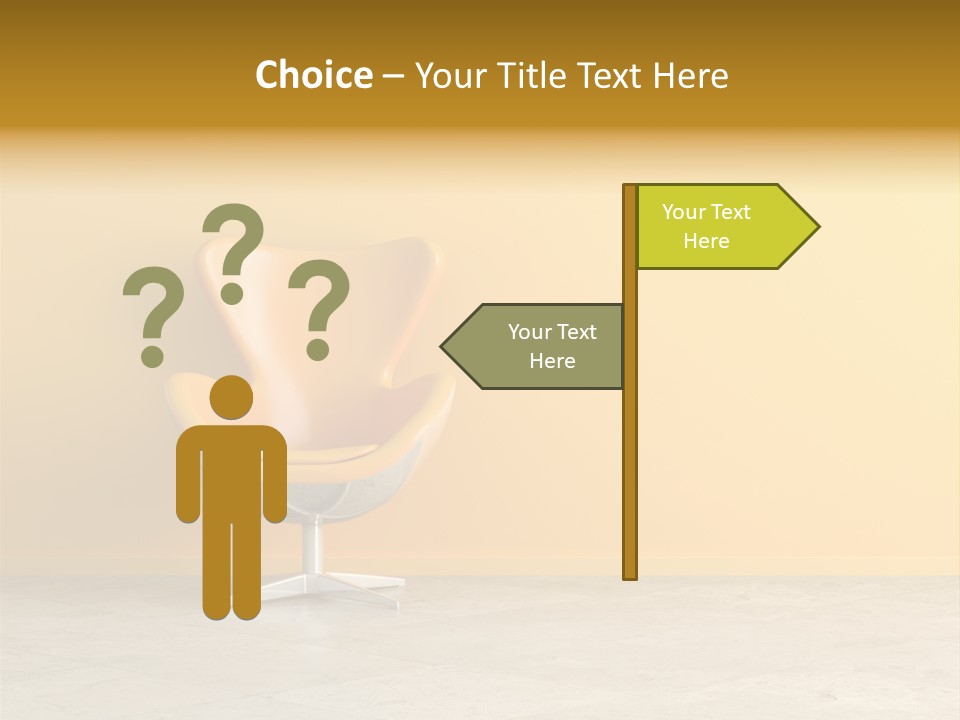 Seat Lamp Design PowerPoint Template