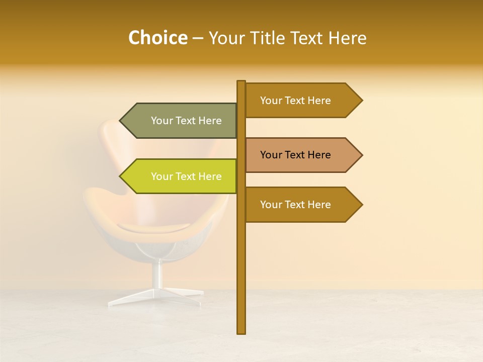 Seat Lamp Design PowerPoint Template