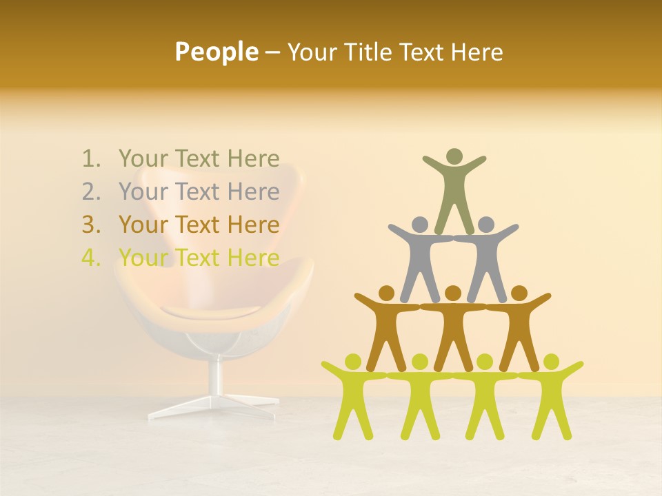 Seat Lamp Design PowerPoint Template