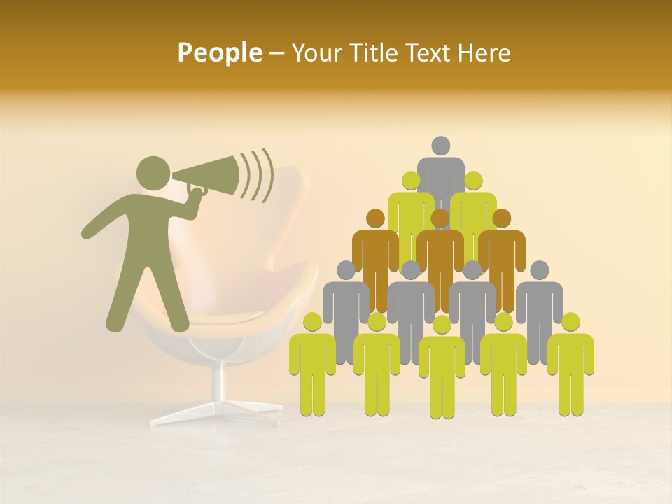 Seat Lamp Design PowerPoint Template