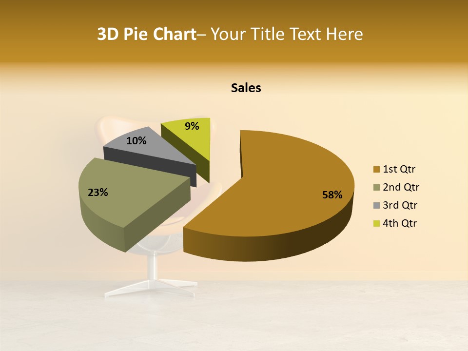 Seat Lamp Design PowerPoint Template