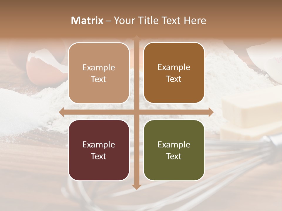 Raw Cake Baker PowerPoint Template