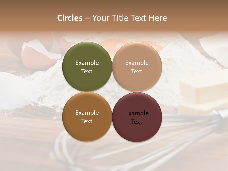 Raw Cake Baker PowerPoint Template