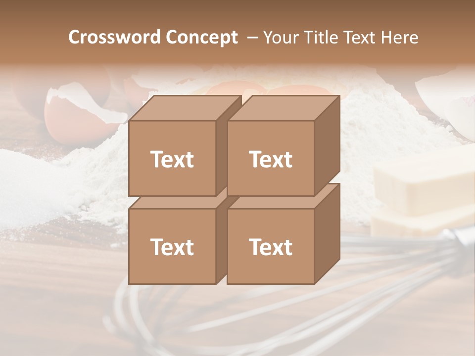 Raw Cake Baker PowerPoint Template