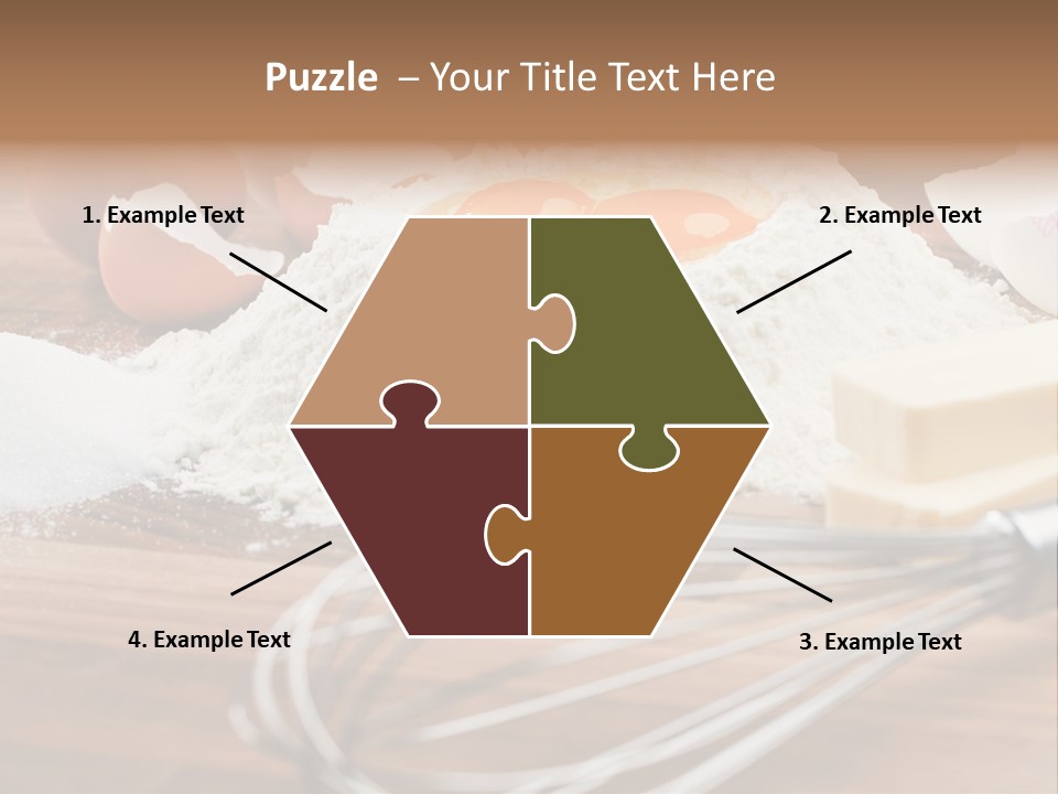 Raw Cake Baker PowerPoint Template