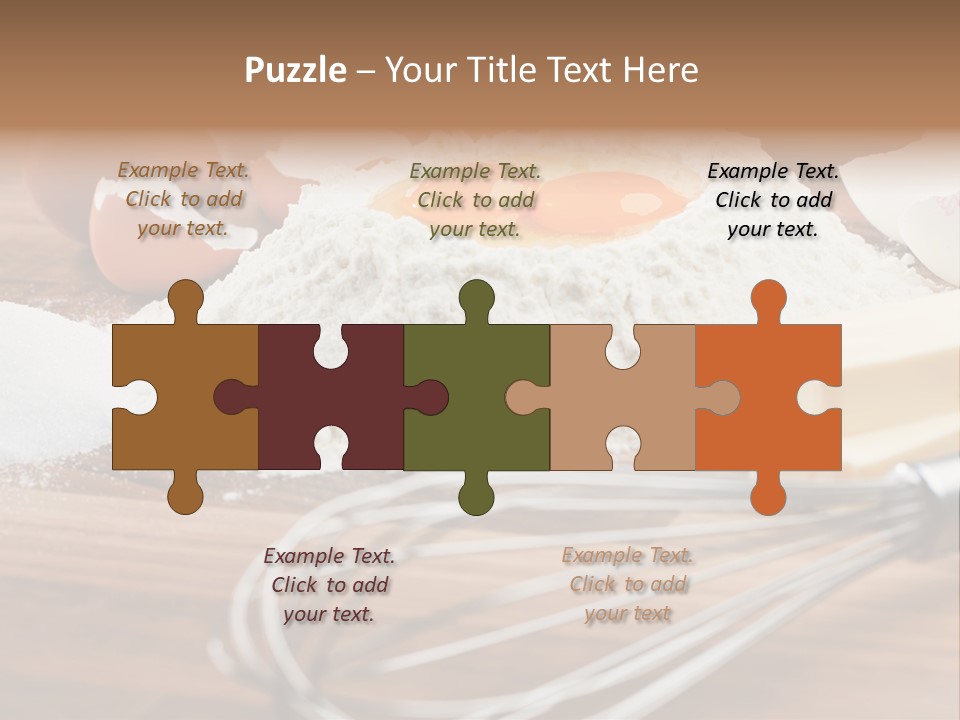 Raw Cake Baker PowerPoint Template