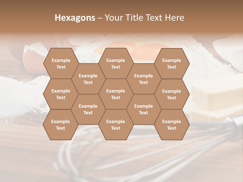 Raw Cake Baker PowerPoint Template