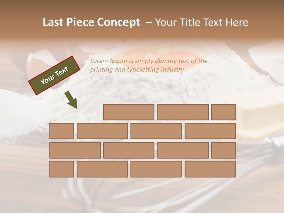 Raw Cake Baker PowerPoint Template
