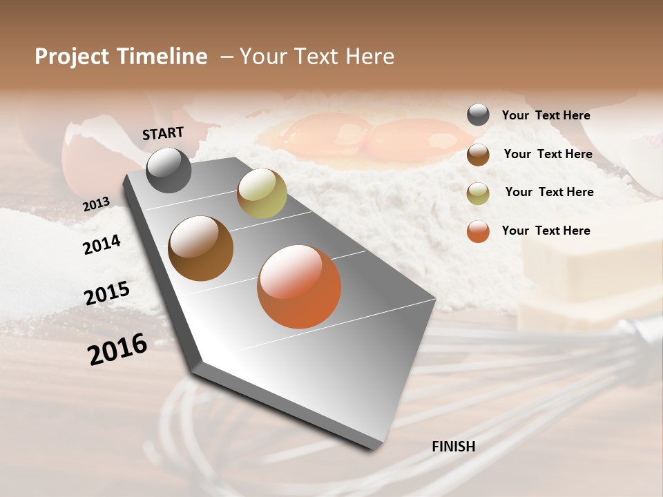 Raw Cake Baker PowerPoint Template