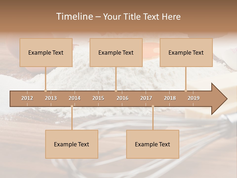 Raw Cake Baker PowerPoint Template