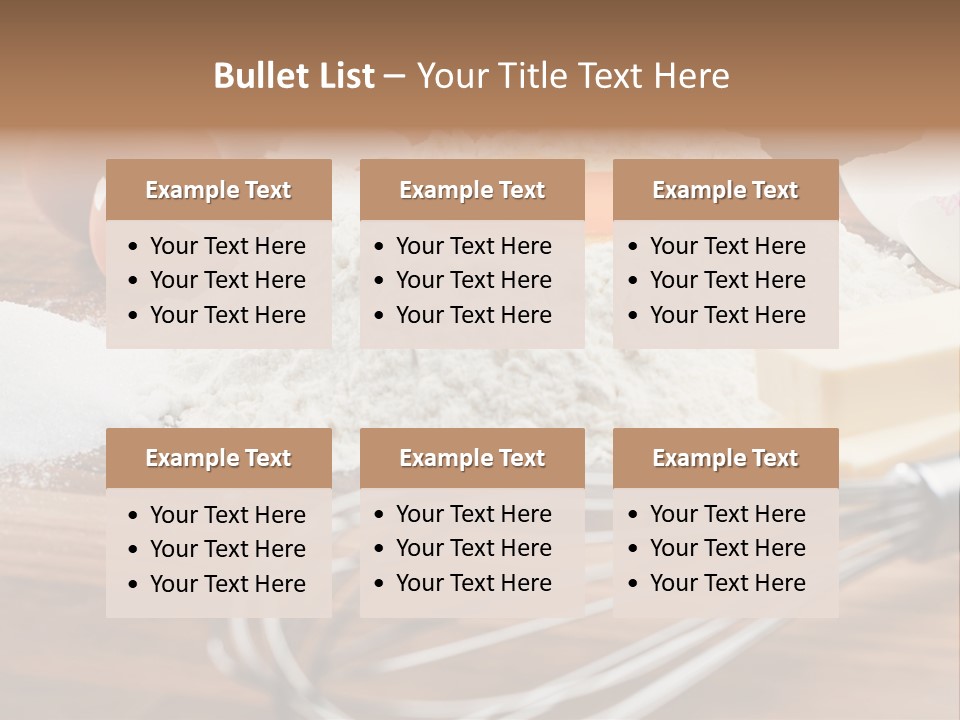 Raw Cake Baker PowerPoint Template