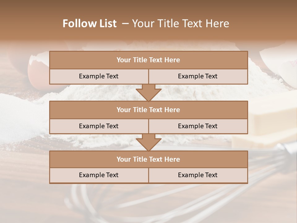 Raw Cake Baker PowerPoint Template
