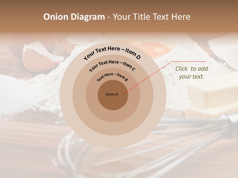 Raw Cake Baker PowerPoint Template