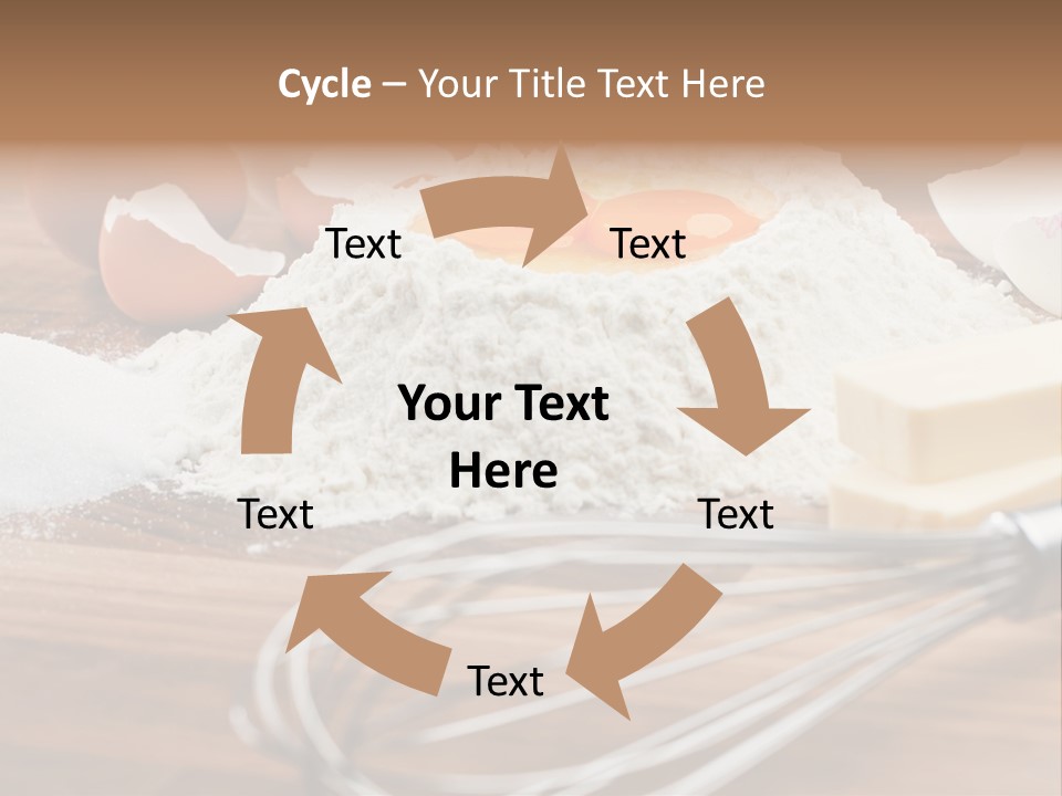 Raw Cake Baker PowerPoint Template