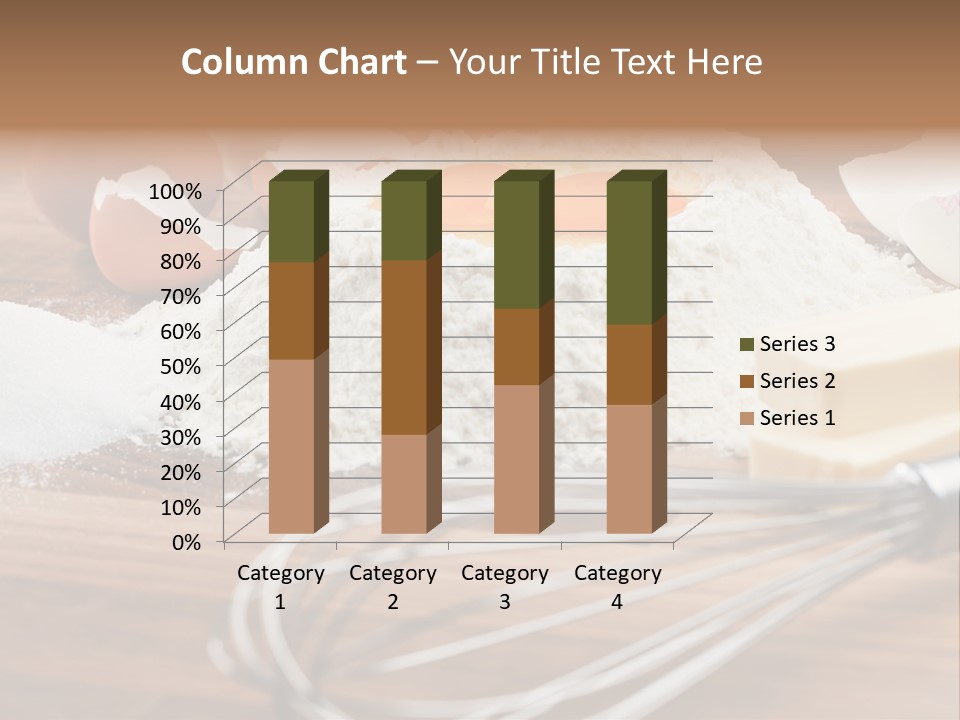 Raw Cake Baker PowerPoint Template