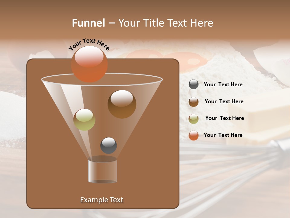 Raw Cake Baker PowerPoint Template