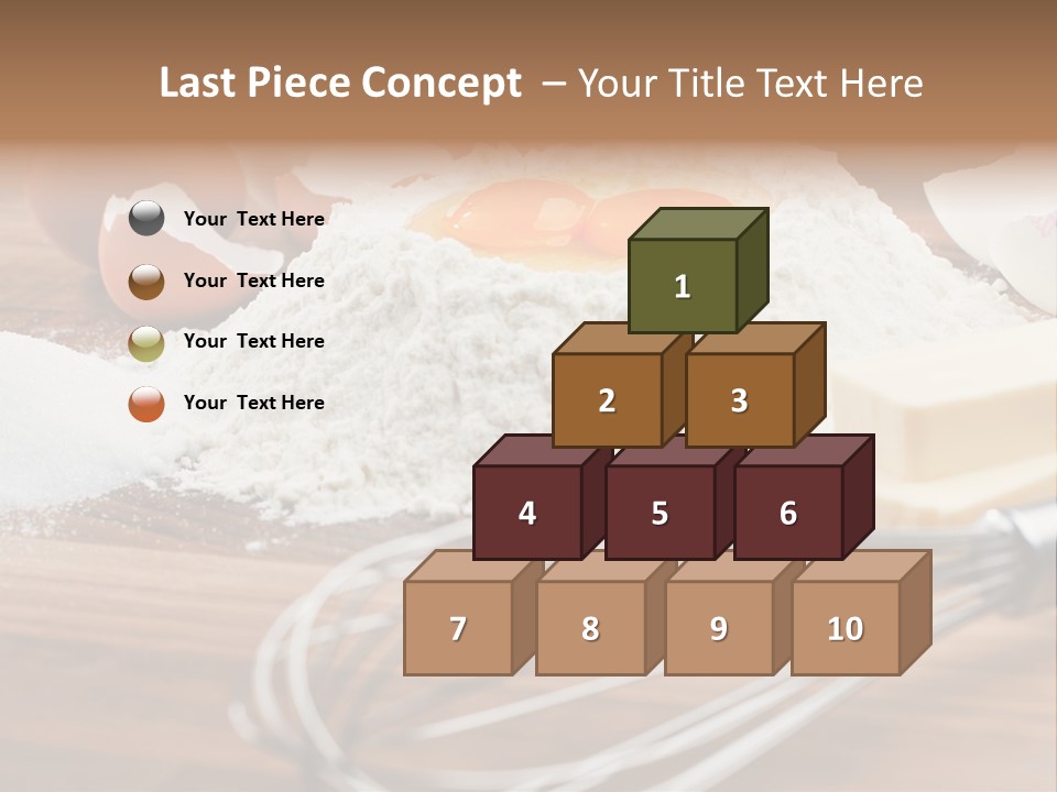 Raw Cake Baker PowerPoint Template