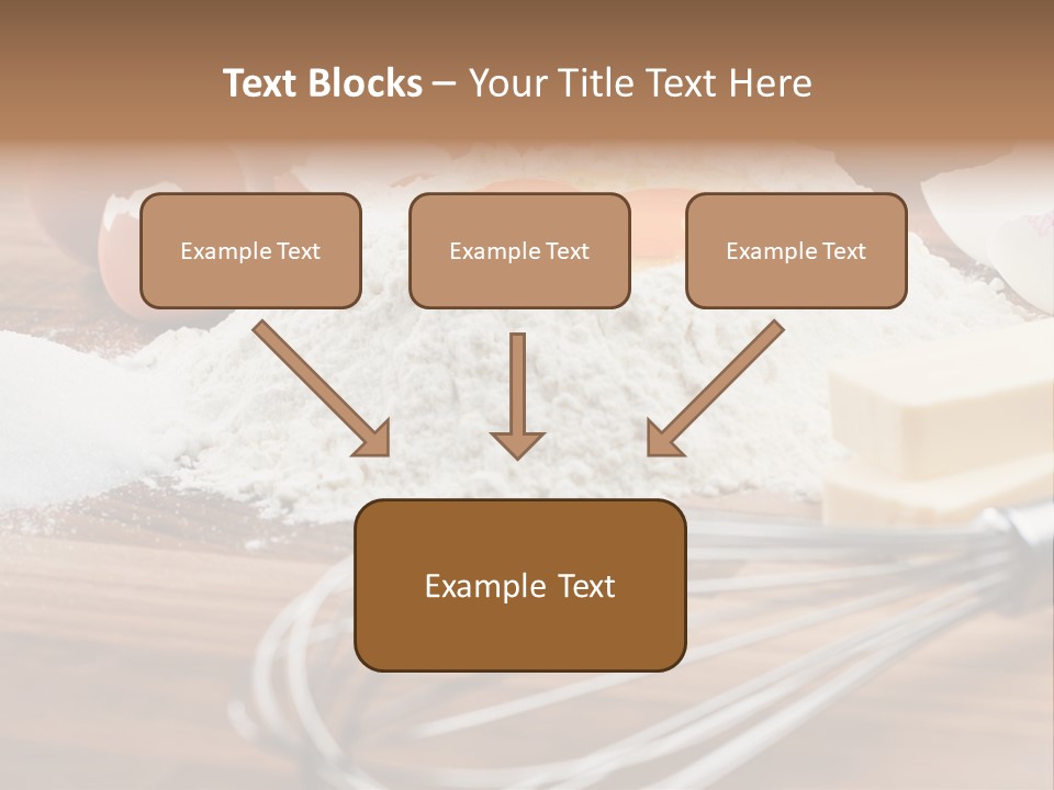 Raw Cake Baker PowerPoint Template