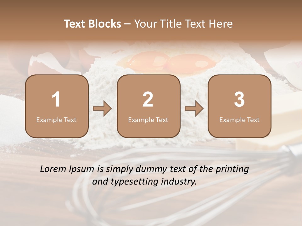 Raw Cake Baker PowerPoint Template