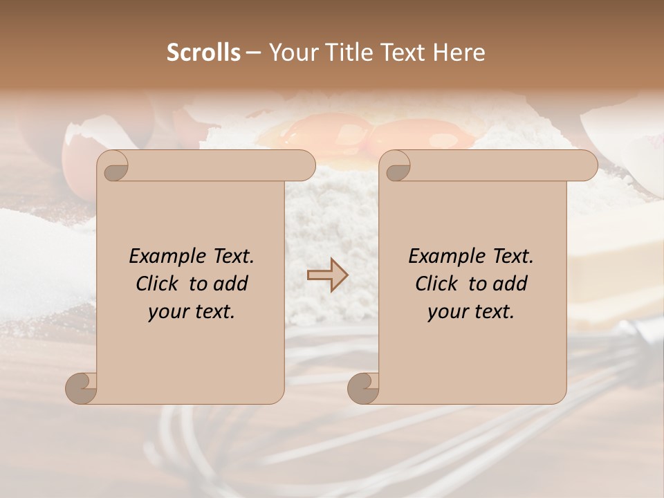 Raw Cake Baker PowerPoint Template