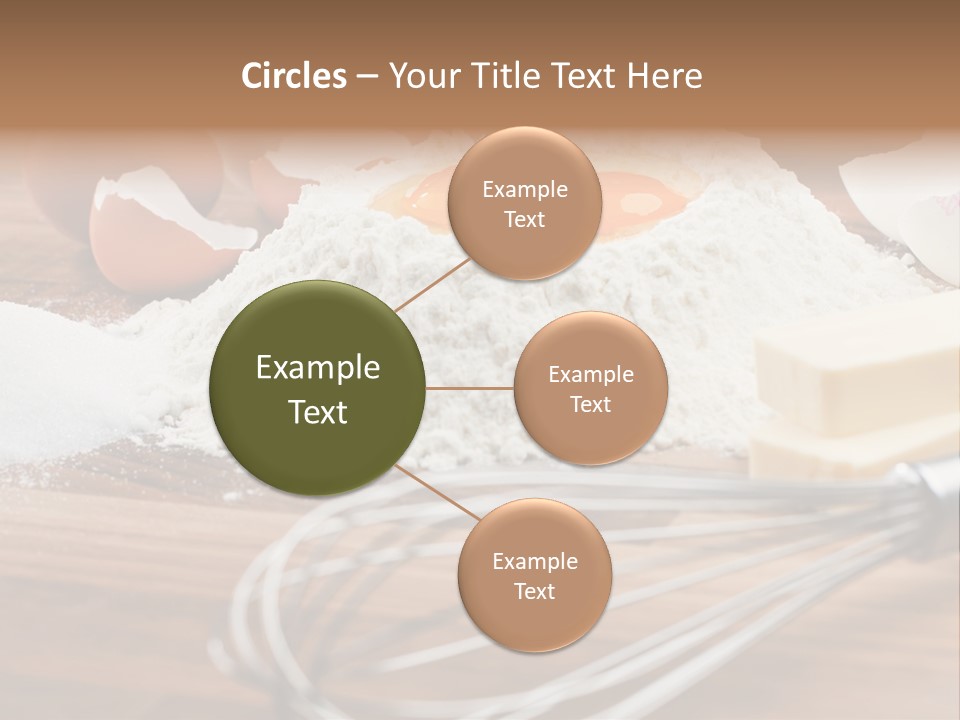 Raw Cake Baker PowerPoint Template