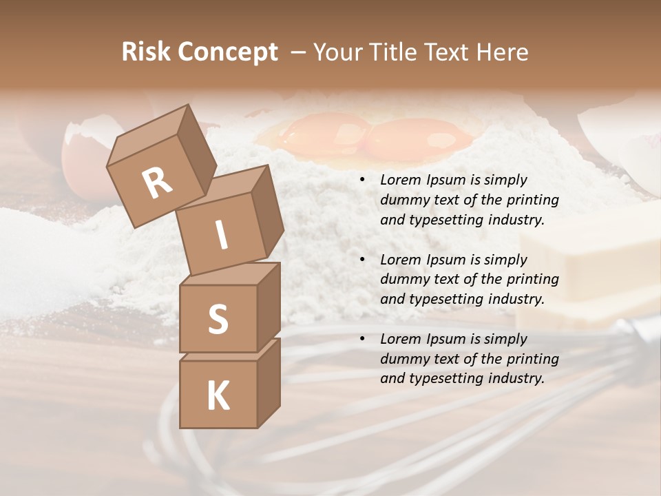 Raw Cake Baker PowerPoint Template