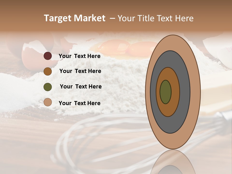 Raw Cake Baker PowerPoint Template