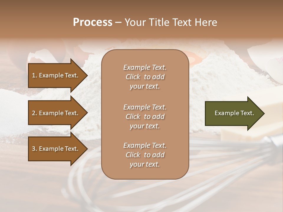 Raw Cake Baker PowerPoint Template