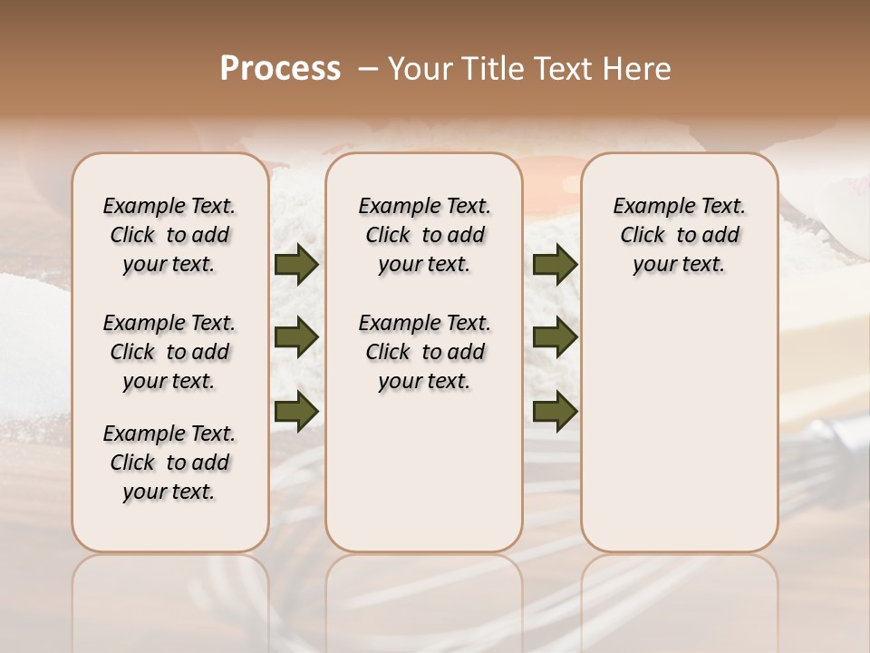 Raw Cake Baker PowerPoint Template