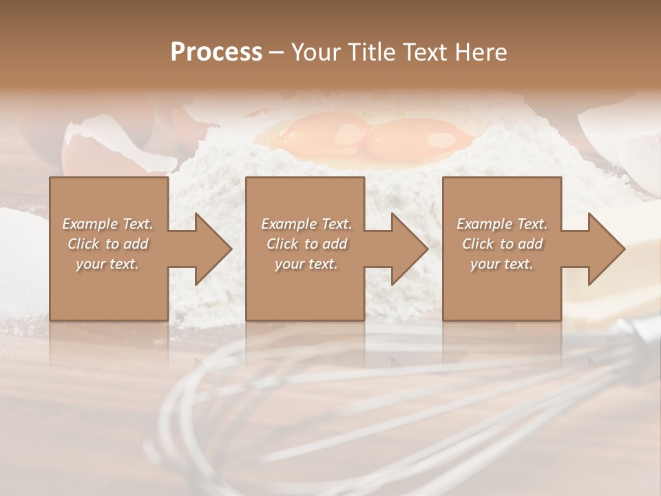 Raw Cake Baker PowerPoint Template