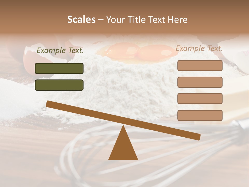 Raw Cake Baker PowerPoint Template